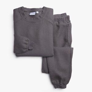 NWT Parachute Waffle Knit Pajama/Lounge Set. Grey Medium